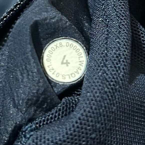 Lululemon Down For it All Vest Navy Goose Down Full Zip Running Jacket - Picture 8 of 8